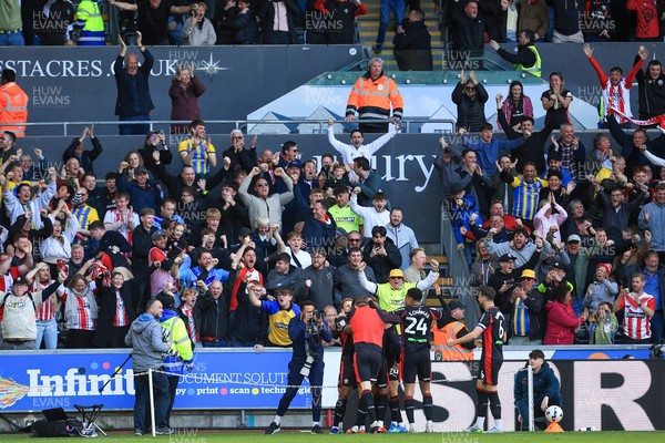 180426 - Swansea City v Southampton - Sky Bet Championship - Cameron Archer of Southampton celebrates after scoring