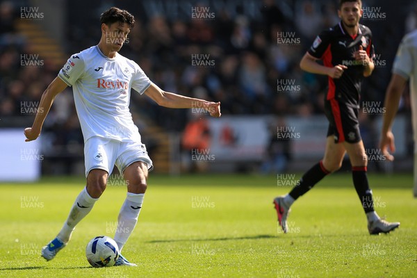 180426 - Swansea City v Southampton - Sky Bet Championship - Marko Stamenic of Swansea City