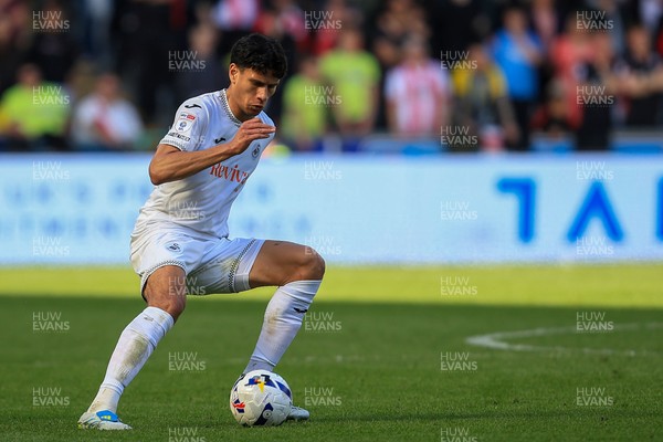 180426 - Swansea City v Southampton - Sky Bet Championship - Marko Stamenic of Swansea City
