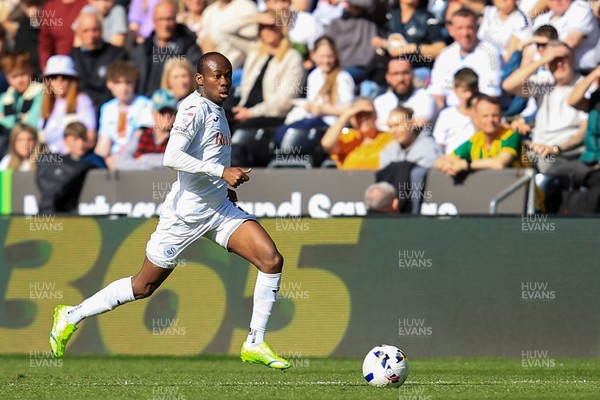 180426 - Swansea City v Southampton - Sky Bet Championship - Malick Yalcouye of Swansea City