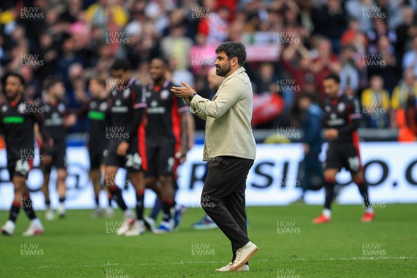 180426 - Swansea City v Southampton - Sky Bet Championship - Swansea City Manager Vitor Matos