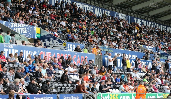 310721 - Swansea City v Southampton, Pre-season Friendly - Crowds watch the match at the Liberty Stadium
