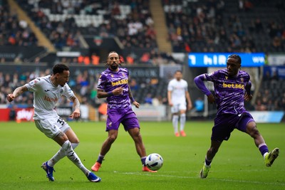 070326 - Swansea City v Stoke City - Sky Bet Championship - Ronald of Swansea City