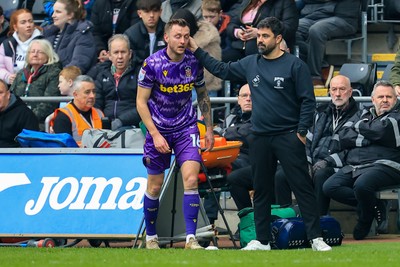 070326 - Swansea City v Stoke City - Sky Bet Championship - Swansea City Manager Vitor Matos