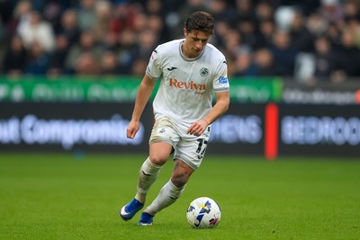 070326 - Swansea City v Stoke City - Sky Bet Championship - Goncalo Franco of Swansea City