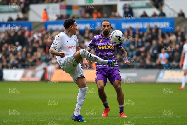 070326 - Swansea City v Stoke City - Sky Bet Championship - Ronald of Swansea City