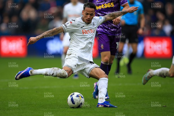 070326 - Swansea City v Stoke City - Sky Bet Championship - Ronald of Swansea City