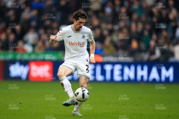 070326 - Swansea City v Stoke City - Sky Bet Championship - Josh Key of Swansea City
