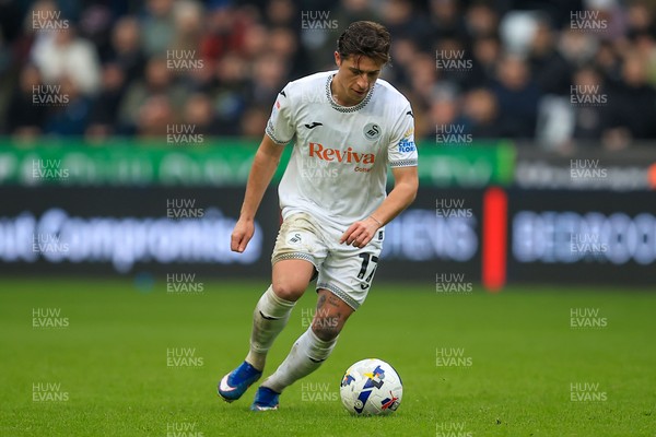 070326 - Swansea City v Stoke City - Sky Bet Championship - Goncalo Franco of Swansea City