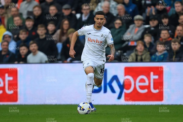 070326 - Swansea City v Stoke City - Sky Bet Championship - Gustavo Nunes of Swansea City