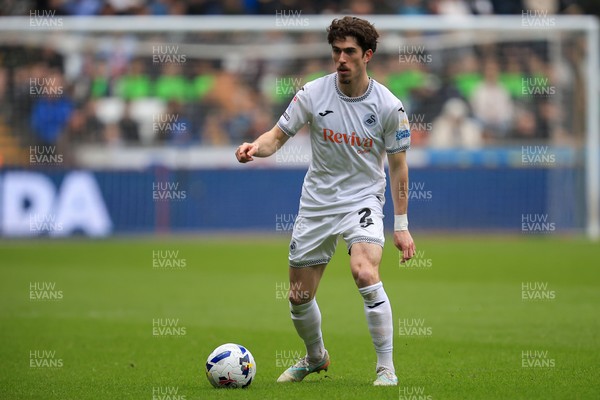 070326 - Swansea City v Stoke City - Sky Bet Championship - Josh Key of Swansea City