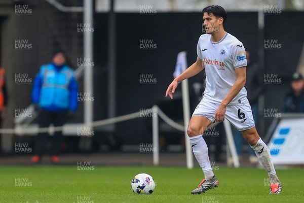 070326 - Swansea City v Stoke City - Sky Bet Championship - Marko Stamenic of Swansea City