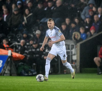 100424 - Swansea City v Stoke City - Sky Bet Championship - Harry Darling of Swansea City 