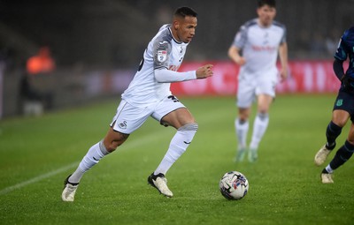 100424 - Swansea City v Stoke City - Sky Bet Championship - Ronald of Swansea City 