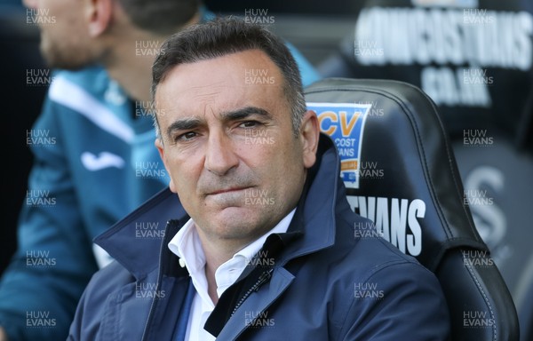 130518 - Swansea City v Stoke City, Premier League - Swansea City manager Carlos Carvalhal at the start of the match