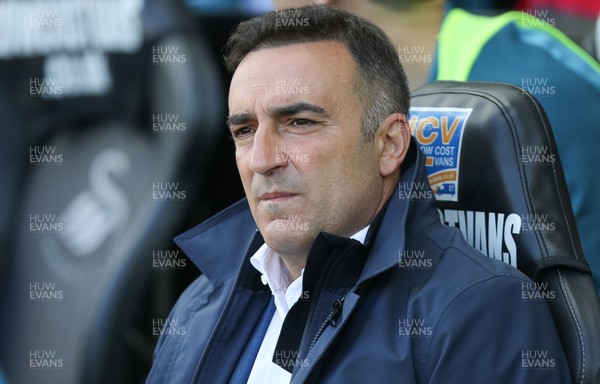 130518 - Swansea City v Stoke City, Premier League - Swansea City manager Carlos Carvalhal at the start of the match