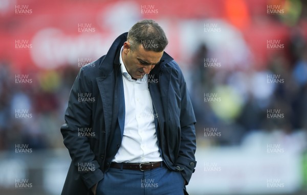 130518 - Swansea City v Stoke City, Premier League - Swansea City manager Carlos Carvalhal during the second half