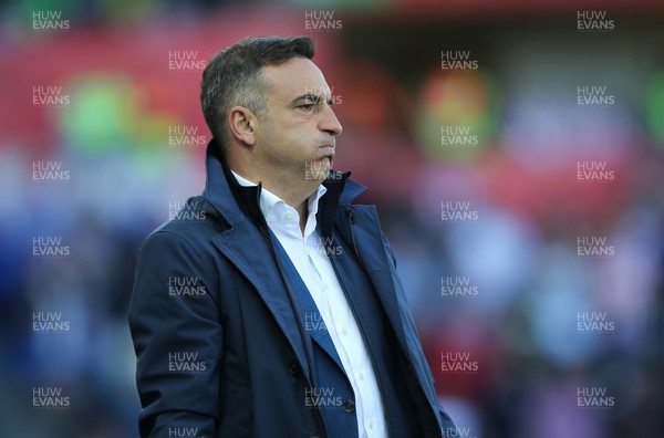 130518 - Swansea City v Stoke City, Premier League - Swansea City manager Carlos Carvalhal during the second half
