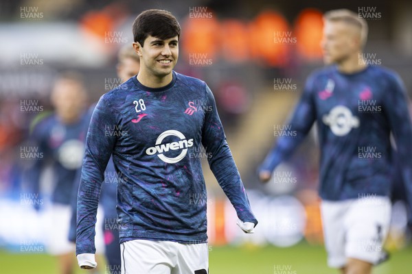 041123 - Swansea City v Sunderland - Sky Bet Championship - Liam Walsh of Swansea City during the warm up