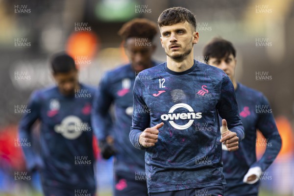 041123 - Swansea City v Sunderland - Sky Bet Championship - Jamie Paterson of Swansea City during the warm up