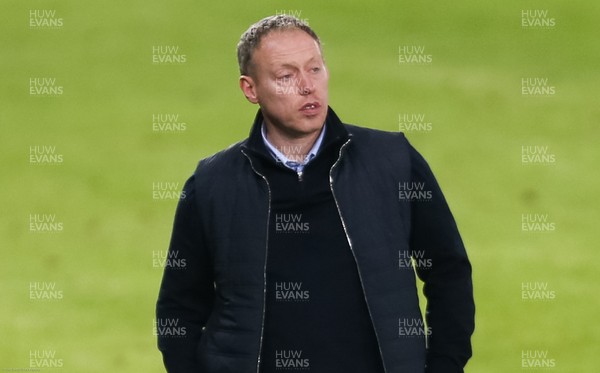 020121 - Swansea City v Watford, Sky Bet Championship - Swansea City head coach Steve Cooper during the match
