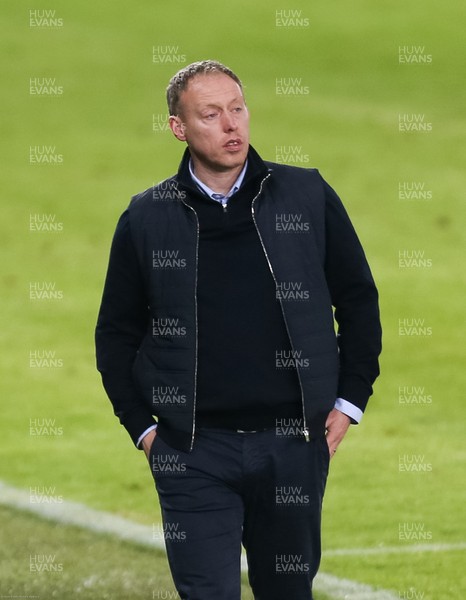 020121 - Swansea City v Watford, Sky Bet Championship - Swansea City head coach Steve Cooper during the match