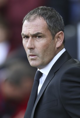 230917 - Swansea City v Watford, Premier League - Swansea City head coach Paul Clement at the start of the match