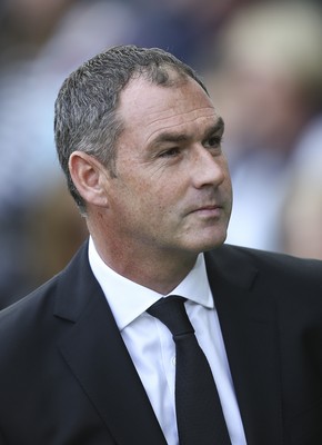 230917 - Swansea City v Watford, Premier League - Swansea City head coach Paul Clement at the start of the match