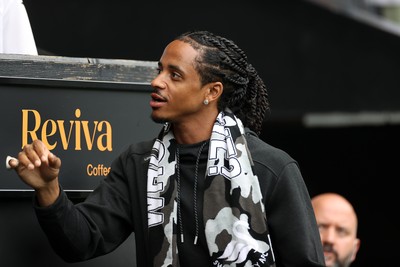230825 - Swansea City v Watford FC - SkyBet Championship - Snoop Dogg�s son Cordell Broadus at the game