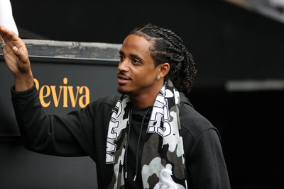 230825 - Swansea City v Watford FC - SkyBet Championship - Snoop Dogg�s son Cordell Broadus at the game
