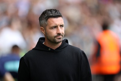 230825 - Swansea City v Watford FC - SkyBet Championship - Swansea City Manager Alan Sheehan 