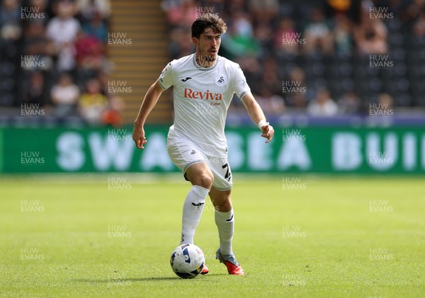 230825 - Swansea City v Watford FC - SkyBet Championship - Josh Key of Swansea City 