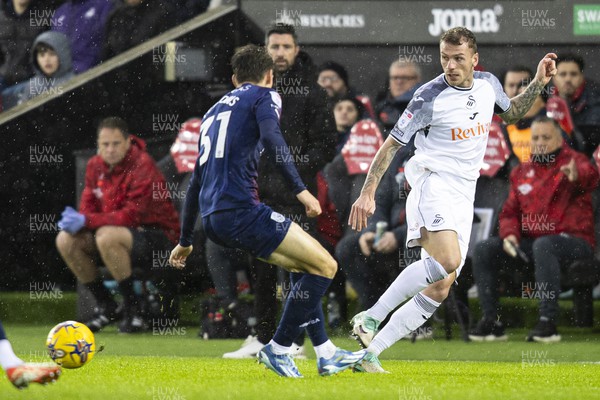 010124 - Swansea City v West Bromwich Albion - Sky Bet Championship - Josh Tymon of Swansea City in action