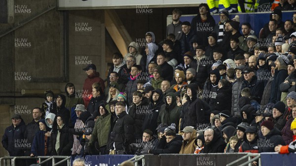 010124 - Swansea City v West Bromwich Albion - Sky Bet Championship - Swansea City fans in attendance 