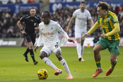 010126 - Swansea City v West Bromwich Albion - Sky Bet Championship - Malick Yalcouye of Swansea City in action