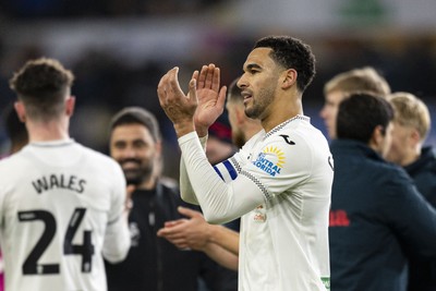 010126 - Swansea City v West Bromwich Albion - Sky Bet Championship - Ben Cabango of Swansea City at full time