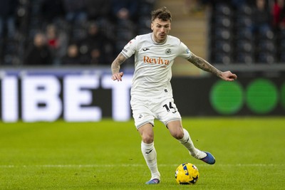 010126 - Swansea City v West Bromwich Albion - Sky Bet Championship - Josh Tymon of Swansea City in action