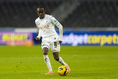 010126 - Swansea City v West Bromwich Albion - Sky Bet Championship - Malick Yalcouye of Swansea City in action