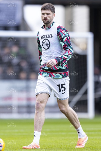 010126 - Swansea City v West Bromwich Albion - Sky Bet Championship - Cameron Burgess of Swansea City during the warm up