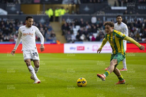 010126 - Swansea City v West Bromwich Albion - Sky Bet Championship - Ronald of Swansea City in action