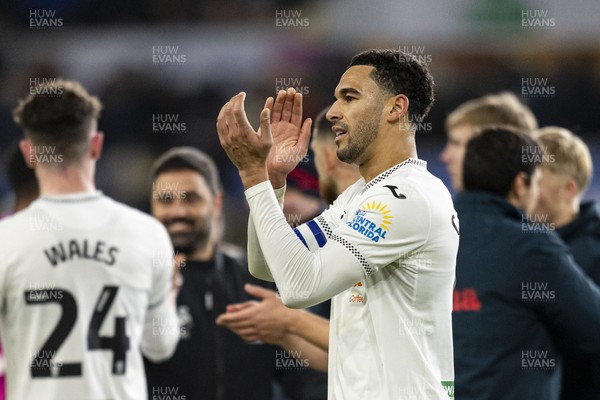 010126 - Swansea City v West Bromwich Albion - Sky Bet Championship - Ben Cabango of Swansea City at full time