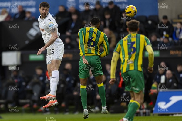 010126 - Swansea City v West Bromwich Albion - Sky Bet Championship - Cameron Burgess of Swansea City in action