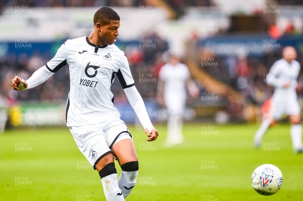 070320 - Swansea City v West Bromwich Albion - SkyBet Championship -Rhian Brewster of Swansea City in action 