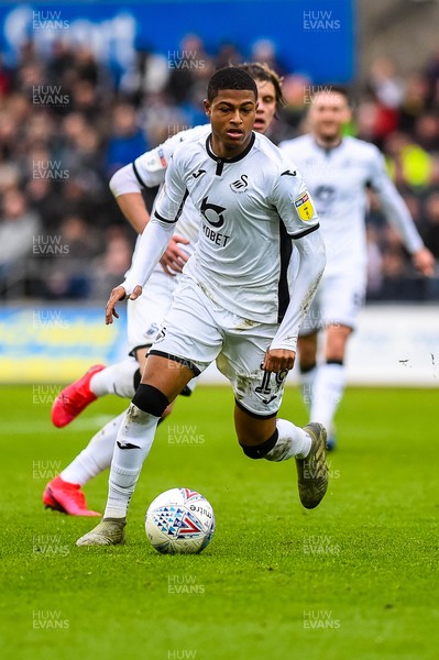 070320 - Swansea City v West Bromwich Albion - SkyBet Championship - Rhian Brewster of Swansea City in action 