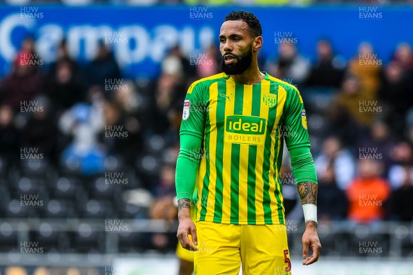 070320 - Swansea City v West Bromwich Albion - SkyBet Championship - Kyle Bartley of West Bromwich Albion in action 