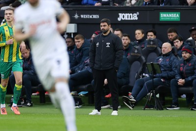 110126 - Swansea City v West Bromwich Albion - FA Cup Third Round - Swansea City Manager Vitor Matos 