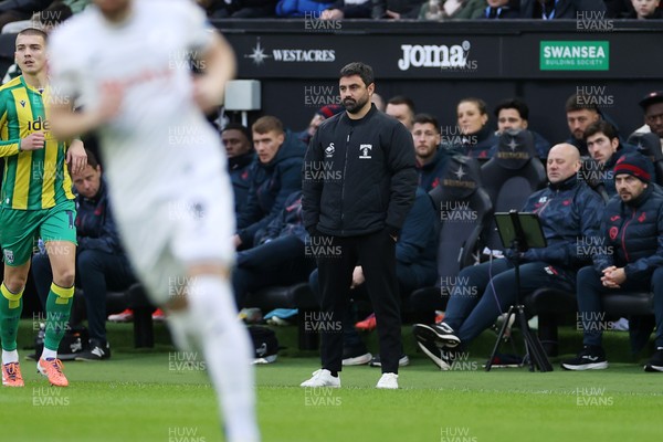 110126 - Swansea City v West Bromwich Albion - FA Cup Third Round - Swansea City Manager Vitor Matos 