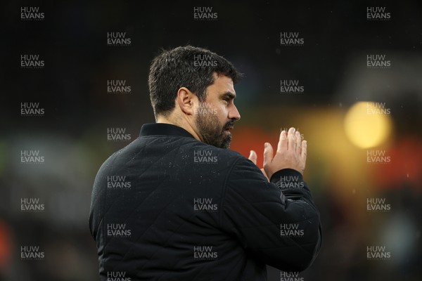 110126 - Swansea City v West Bromwich Albion - FA Cup Third Round - Swansea City Manager Vitor Matos 