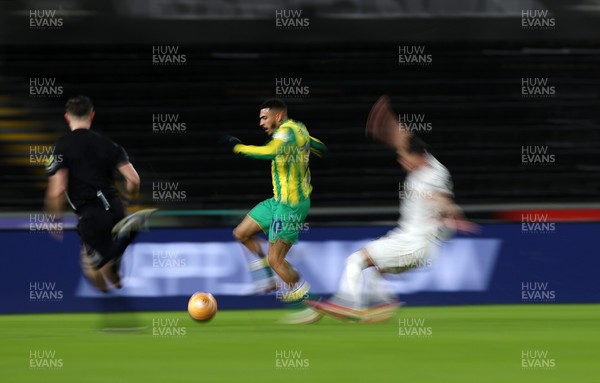 110126 - Swansea City v West Bromwich Albion - FA Cup Third Round - Karlan Grant of West Brom 