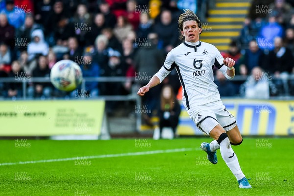 180120 - Swansea City v Wigan Athletic, SkyBet Championship - Conor Gallagher of Swansea City 